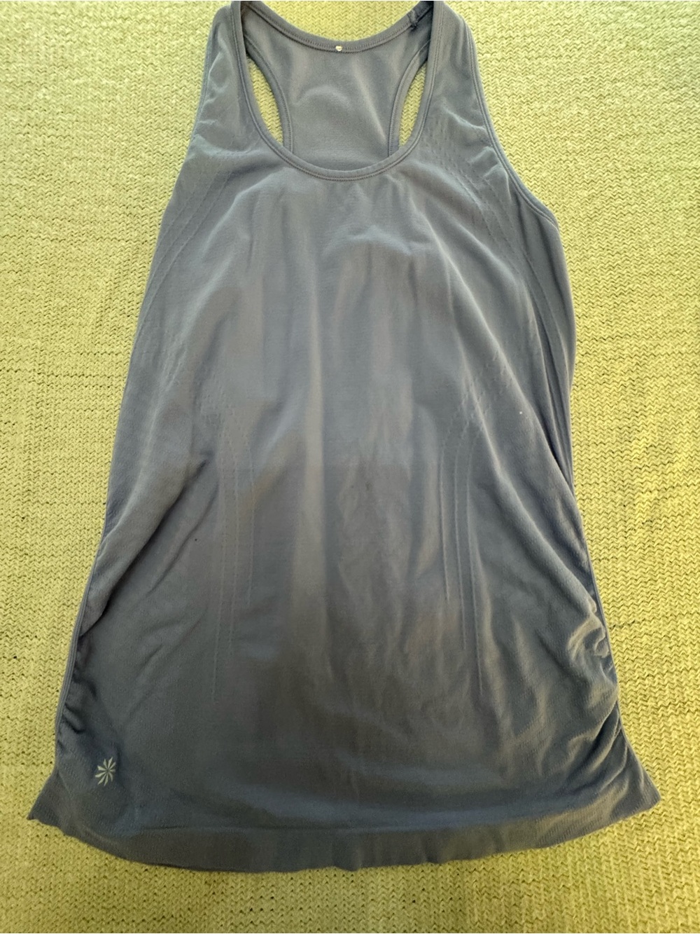 Athleta Women's Blue Racerback fitted Workout Tank Top